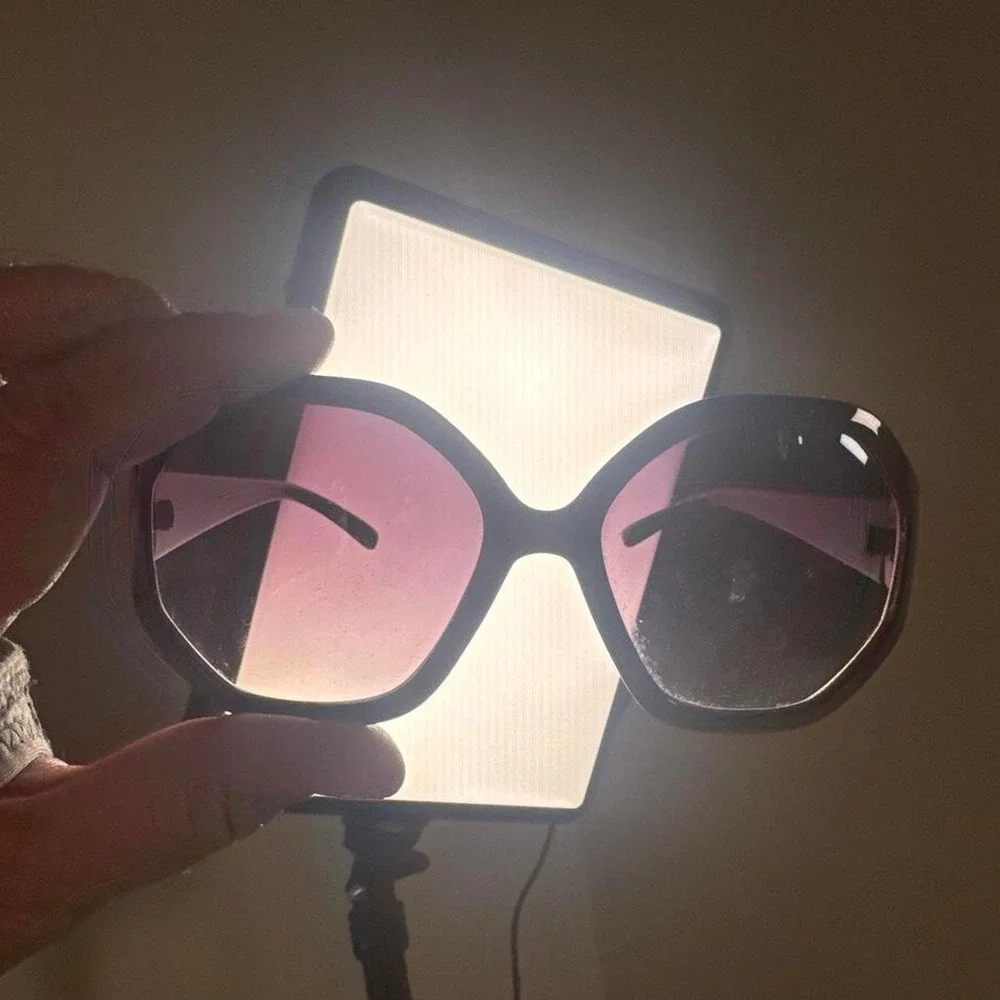 American Eagle Outfitters Rare Vintage Black oversized geometric sunglasses.